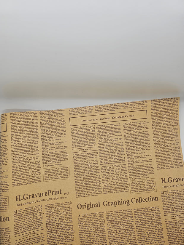 Newspaper ( butcher paper)