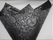 Woven Hearts Floral Paper