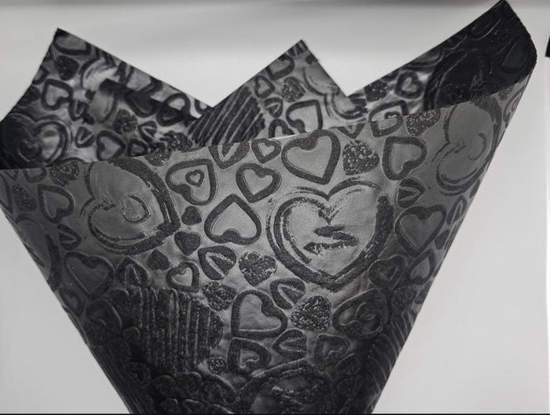 Woven Hearts Floral Paper